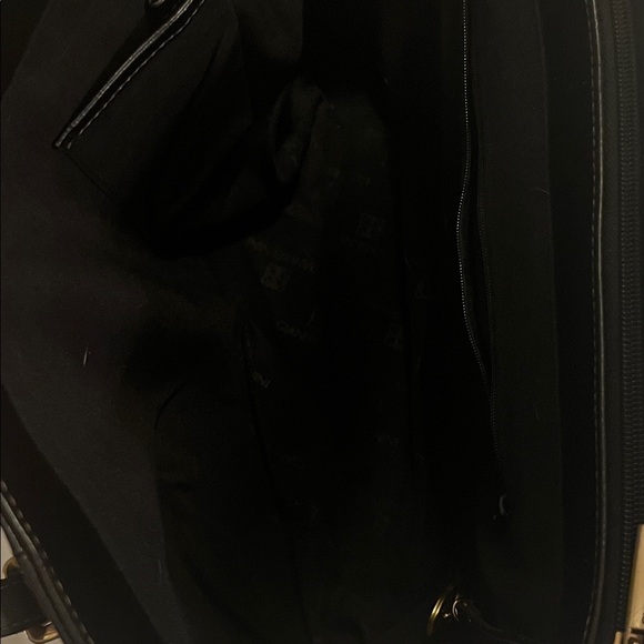 Giani Bernini Black Leather Shoulder Bag - Picture 12 of 15